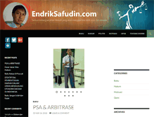 Tablet Screenshot of endriksafudin.com